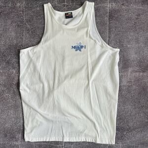 Men's Vintage 90's Gecko Maui Hawaii Whale Watching Island Style Tank T Shirt XL